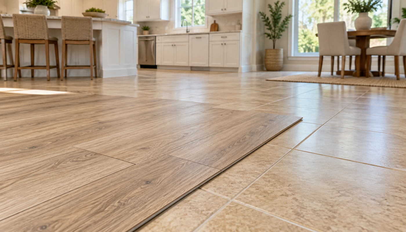 Can You Install Vinyl Plank Flooring Over Tile in DFW?
